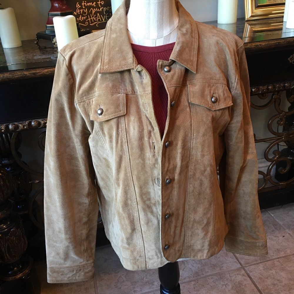 100% Leather Suede Jacket